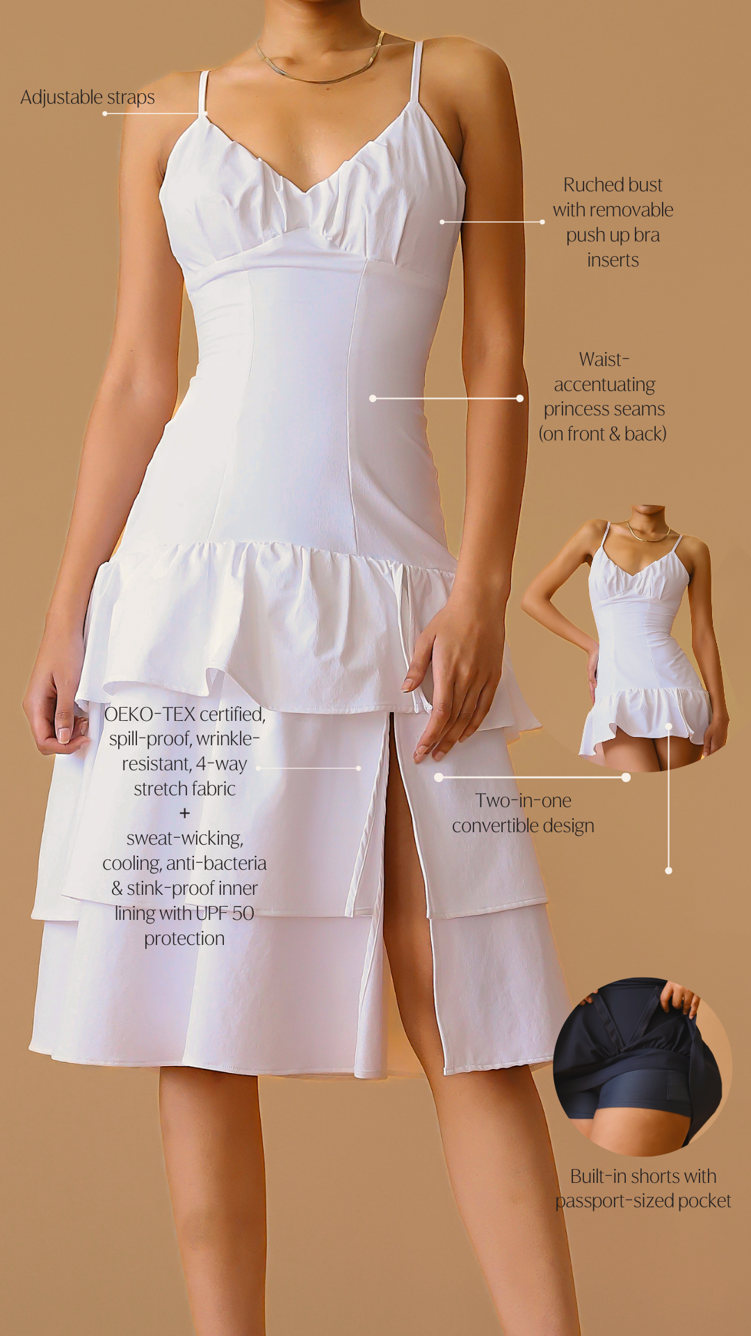 Viajera Convertible Dress