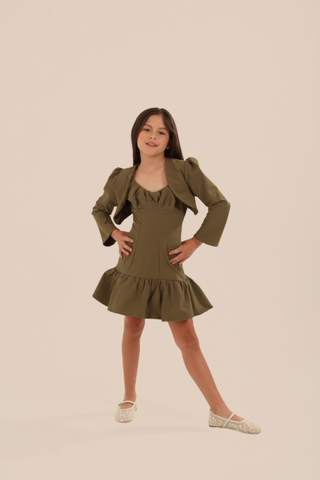 Bolerito Girls' Jacket Olive