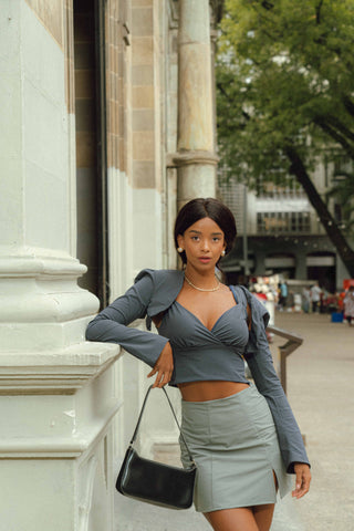 Viajera Bolero Charcoal